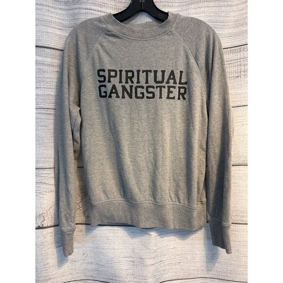 Spiritual Gangster Gray Crewneck Sweatshirt Size S - Picture 1 of 3